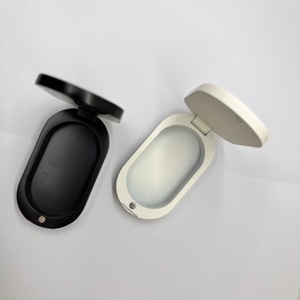 Estuche Portátil para Perfume Sólido de 5 ml, Frascos de Vidrio Negro Grueso - Recipientes Herméticos para Aceite, Bálsamo Labial, Cera, Cosméticos - Product Image 1