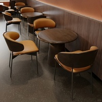 Set di Tavoli e Sedie per Ristoranti Commerciali OEM ODM, Arredamento Modulare per Caffetterie e Bar