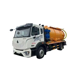 Camion de nettoyage haute pression Sinotruk HOWO 16000L Combo Jet et Aspiration, Nettoyage Simultané, Double Système, Alimentation Diesel - Product Image 1