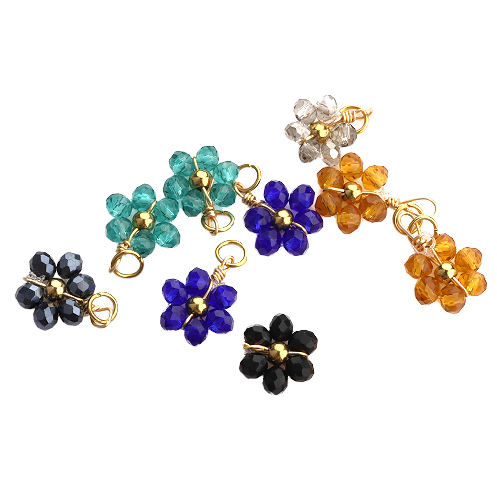 cubic zirconia leaf charms