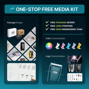 PRITECH Tagliacapelli <span class=keywords><strong>Professionale</strong></span> Personalizzato a Velocità Multiple, Macchina per Taglio <span class=keywords><strong>Capelli</strong></span> di Alta Qualità Senza Fili per Uomo - Product Image 5