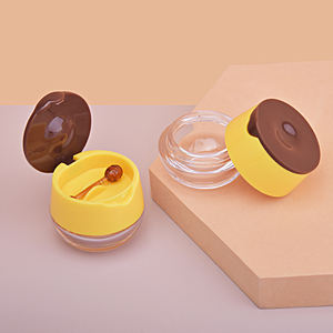 Hộp đựng kem dưỡng da, son dưỡng môi mini dễ thương bằng nhựa thiết kế mới 6g, có nắp bật và thìa/spatula - Product Image 6