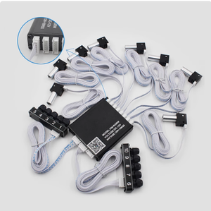 Đèn sợi quang LED 7 màu điều khiển bằng ứng dụng và giọng nói, đèn trần xe ô tô, hiệu ứng sao băng, bầu trời sao, đèn sợi quang RGBW - Product Image 1