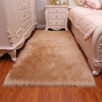 Tapis en fausse fourrure persane en peluche, fabrication directe usine, tissage plat, antimicrobien, résistant aux taches, adapté aux animaux domestiques, moderne