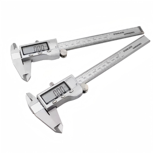 Boîtier métallique résistant à la corrosion, lecture numérique transparente, convient aux mesures en métal/plastique-Pied à coulisse numérique à boîtier métallique - Product Image 2