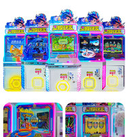Máquina de tiro arcade mini para juguetes de peluche, operada con monedas metálicas, con 1 año de garantía, personalizable en inglés