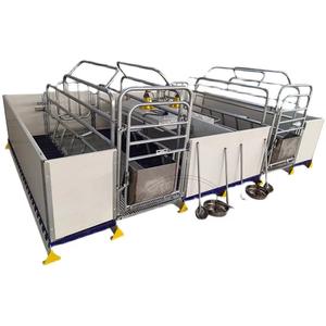 Stile europeo H-tipo suino scrofa cassa per parto nuova condizione acciaio zincato a caldo gabbie per animali in plastica per suini scrofa - Product Image 1