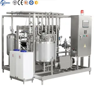 Automatic Plate Pasteurizer Milk Pasteurization Machine Price For Milk Juice Beer