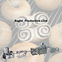 Linea di Produzione Automatica per Bagel ad Alta Capacità Longyu, Macchina Commerciale Completamente Automatica per la Formatura di Bagel, Certificata CE
