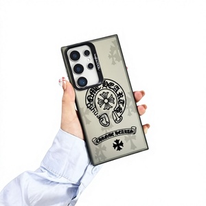 Custodia per telefono antiurto in PC compatibile con Kroxcross per 17 Pro Max, per 16, per S25, design colorato <span class=keywords><strong>argento</strong></span> - Product Image 1