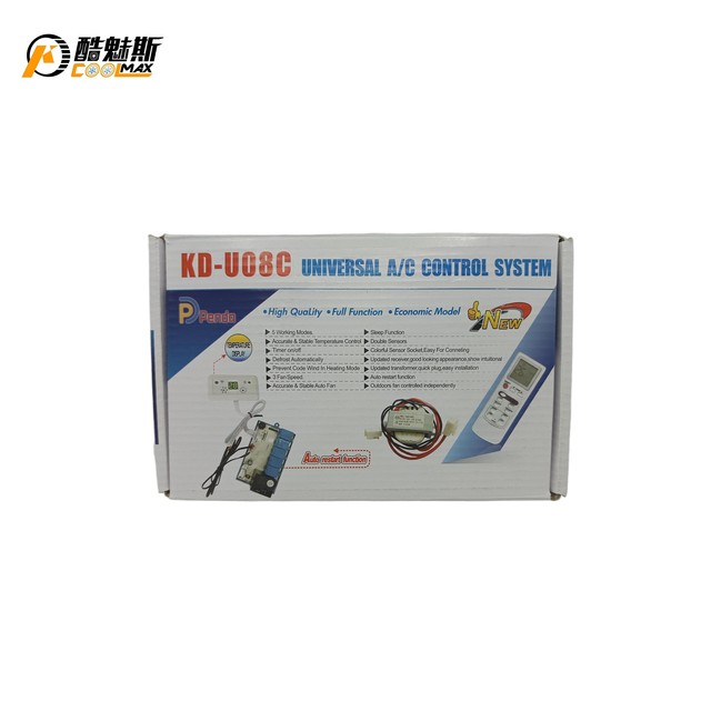 New KD-U08C PCB Universal Air Conditioner Control System Kit A/C Remote Control Board for Home Split Air Conditioner Part