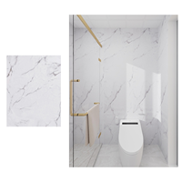 Panel de Pared Flexible SPC de 2 mm, 2.5 mm y 3 mm, Panel UV de Alto Brillo, Popular, de Alta Calidad, con Sistema de Ranurado y Bloqueo