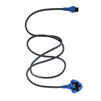 Câble d'alimentation ASTA C5 1,5 m Royaume-Uni 250 V IEC BS 3 broches pour ordinateur portable, câble AC pour appareils électroniques grand public IP20
