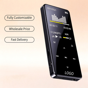 Reproductor MP3 con Pantalla Táctil Completa, Sonido HiFi sin Pérdidas y Grabadora de Voz, para Estudiantes, Deportes, Regalo, Logotipo Personalizado, Metal - Product Image 2