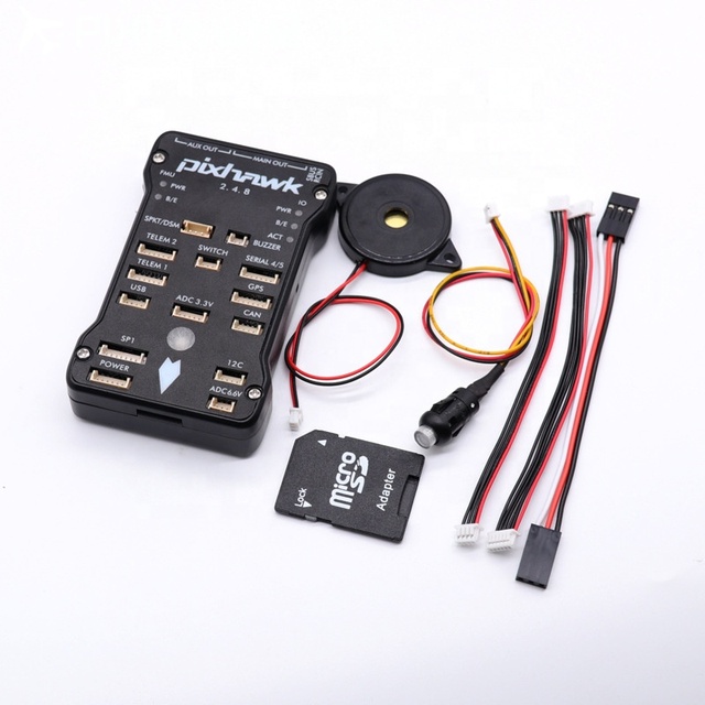 Pixhawk PX4 Autopilot PIX 2.4.8 32 Bit Flight Controller With Safety Switch and Buzzer 4G SD and I2C Splitter Expand Module