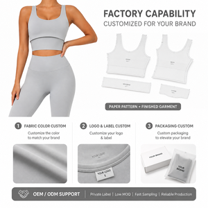 Sujetador Deportivo <span class=keywords><strong>XINO</strong></span> para Mujer, de Alta Sujeción, Ligero, para Yoga, con Tela Transpirable de Secado Rápido y Elástica en Cuatro Direcciones, Tirantes Cruzados en la Espalda - Product Image 5