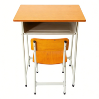 Chaise de classe moderne avec filet sous le siège, crochet latéral, empilable, design métallique, mobilier scolaire pour la formation, pour enfants de maternelle