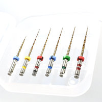 Instrumento Dental, Limas Flexigold, Limas Endodónticas Rotatorias, Limas de Motor Endo Dentales de 25 mm, Herramienta Dental de Activación por Calor