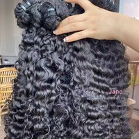 Vente en gros de cheveux humains bruts cambodgiens bouclés, fournisseur de cheveux naturels vietnamiens raides de haute qualité, mèches de cheveux bouclés birmans et indiens