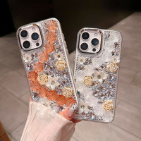 Coque de téléphone de luxe pour iPhone 17 Pro Max, motif rose coréen, pour Apple iPhone 15, 16, 13, 12, design nœud, pour femme et fille
