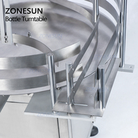 ZONESUN ZS-LP600Z Automatischer Runddreh-Flaschenentwirrer für Plastik- und Glasflaschen, Glasflaschen-Sortier-Drehtisch, Zuführtisch