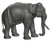 Sculpture d'éléphant en bronze, style ancien vie extérieur, animaux chinois, haute qualité