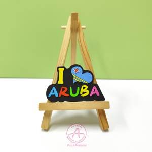 Imán de nevera con logotipo de equipo personalizado con colores llamativos para fanáticos de los deportes y seguidores, perfecto para mostrar <span class=keywords><strong>el</strong></span> espíritu de equipo en su hogar - Product Image 4