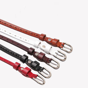 Lqbelt Correa de cinturón con hebilla automática Cinturones al por mayor para hombres Stock Sin hebilla OEM Cinturones personalizados Fábrica de cuero genuino Negro Rojo - Product Image 1