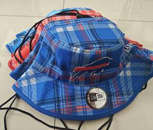 قماش جاموس بيلز مخصص 32 nflفرق بيع بالجملة جديد لون التمويه حك أزياء رياضية سادة للقبعات دلو مزين - Product Image 6