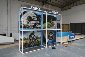Soporte de exhibición para bicicleta de montaña, estante de exhibición personalizado con diseño de decoración Interior para tienda de bicicletas - Product Image 2