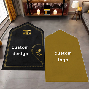 Tùy Chỉnh Giá Rẻ Cầu Nguyện Mat Chống Trượt Dễ Dàng Lưu Trữ Có Thể Gập Lại Nổi Hồi Giáo Hồi Giáo Hồi Giáo Jacquard Thảm Cầu Nguyện Cho Các Cặp Vợ Chồng Với Tua - Product Image 3