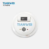 Detector de Llama Ultravioleta TAKEX FS-2000E, Alcance de Detección de 10m, Salida de Relé Tipo C, Zumbador Integrado, Sensor de Alarma de Incendio para Interiores