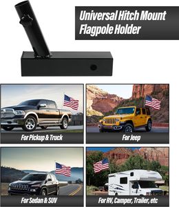 Receptores <span class=keywords><strong>de</strong></span> enganche <span class=keywords><strong>de</strong></span> tubo <span class=keywords><strong>de</strong></span> camión <span class=keywords><strong>de</strong></span> 2 pulgadas negros <span class=keywords><strong>de</strong></span> ajuste Universal soporte <span class=keywords><strong>de</strong></span> poste <span class=keywords><strong>de</strong></span> bandera en ángulo - Product Image 6