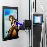 Máquina de impresión de pared 3D, impresora de papel tapiz de pared Vertical UV, impresora de inyección de tinta para pintura de pared de fondo al aire libre