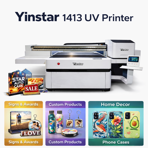 เครื่องพิมพ์ยูวีแบบแท่นราบขนาดใหญ่ Yinstar 2026 พร้อมหัวพิมพ์ I3200 สี่หัว ดีไซน์ใหม่ เครื่องพิมพ์ยูวี Eufymake E1 Impresora Uv - Product Image 4