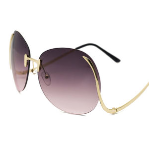 Lunettes de soleil polarisées pour femmes, nouvelle mode, rondes, avec logo personnalisé, design italien, protection solaire. - Product Image 1