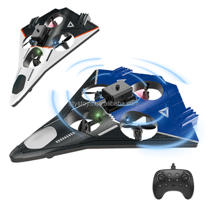 Nouvel avion télécommandé 2026 avec évitement d'obstacles, maintien d'altitude et rotation à 360° ° Avion à bascule avec batteries rechargeables, jouet volant, avion RC avec lumières LED - Product Image 1