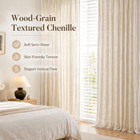 Rideaux Translucides en Tulle de Haute Qualité pour Salon et Chambre à Coucher – Rideaux Voilages Premium