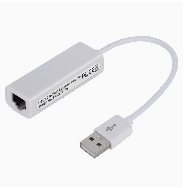 USB Ethernet Adapter, External Ethernet RJ45 Network Cable Adapter for Laptops, Win7/8