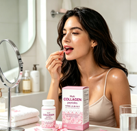 LENM Complément de peptides de collagène multi-sources pour les articulations, les os, la peau, l'hydratation, l'élasticité, les cheveux et les ongles, en capsules, non destiné aux femmes enceintes