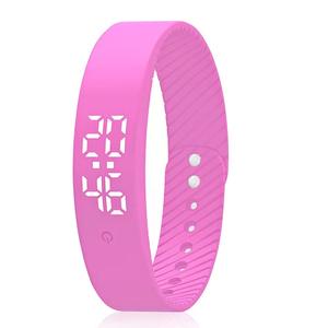 Bracelet Intelligent LED, Moniteur de Sommeil <span class=keywords><strong>Simple</strong></span>, Alarme Vibrante, Podomètre, <span class=keywords><strong>Montre</strong></span>-Bracelet T5S - Product Image 2