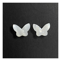 Taille personnalisée Nacre Naturelle Agate Onyx Synthétique Turquoise Lapis Vert Malachite Papillon Forme Pierres Libres