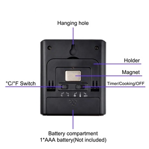 TP710 <strong>Thermometer</strong> <strong>With</strong> <strong>Timer</strong> Alarm <strong>Digital</strong> Professional Meat Food Probe Cooking Grill Backlight - Product Image 3