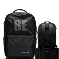 Sac à dos de voyage imperméable et tendance pour ordinateur portable, unisexe, en polyester