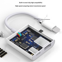 Câble OTG vers USB portable pour adaptateur de téléphone, clé USB, microphone, convertisseurs de disque dur, modèle BF-G502-01