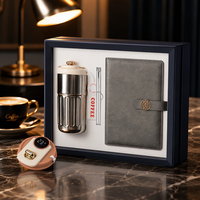 Ensemble cadeau personnalisé avec logo : tasse isotherme, carnet A5, stylo – Cadeau d'entreprise pour Noël et les fêtes – Vente en gros pour entreprises