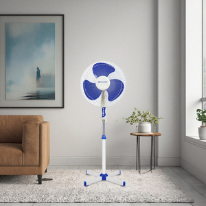 <span class=keywords><strong>Colonne</strong></span> de levage compacte et portable de 16 pouces <span class=keywords><strong>Ventilateur</strong></span> <span class=keywords><strong>sur</strong></span> <span class=keywords><strong>pied</strong></span> à base croisée <span class=keywords><strong>Ventilateur</strong></span> ménager léger en plastique - Product Image 3
