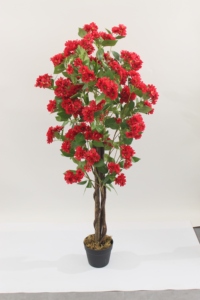 Jwt3831 Thiết kế phổ biến nhất của cây hoa nhân tạo chậu cây đi vào cuộc sống với màu đỏ trang trí chậu cây - Product Image 2