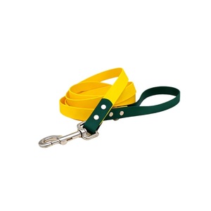 Custom Color Block PVC Dog <b>Leash</b> Waterproof Non Slip Training Rope For <b>Pets</b> Solid Pattern Flexible Skin Friendly Stain Resistant - Product Image 4