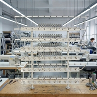 Support de fil certifié anti-rouille à 66 broches, accessoire robuste pour machine à coudre industrielle pour ligne de production multi-aiguilles